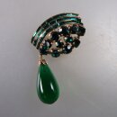 Neugablonz: Filigrane Brosche im alten Stil um 1935 (36621)