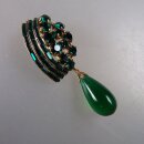 Neugablonz: Filigrane Brosche im alten Stil um 1935 (36621)