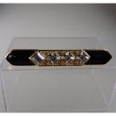 Neugablonz: Stabbrosche Emaille Strass um 1960 (36656)
