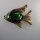 Neugablonz: Brosche Fisch Emaille Strass (36662)