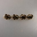 Neugablonz: Stabbrosche 4 Frösche Strass (36665)
