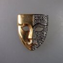Neugablonz: Brosche Maske Strass (36673)