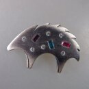 Neugablonz: Futuristische Design Brosche Igel Strass (36678)