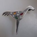 Neugablonz: Futuristische Design Brosche Vogel Strass...