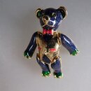Neugablonz: Brosche Teddy Bär beweglich Emaille (36687)