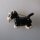 Neugablonz: Brosche Hund bzw. Scotch Terrier (36693)