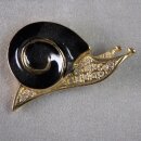 Neugablonz: Brosche Schnecke (29838)