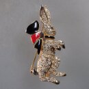 Neugablonz: Brosche Hase (29840)