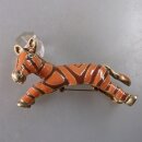 Neugablonz: Schwere Brosche laufendes Zebra (29848)