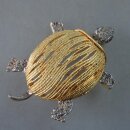 Neugablonz: Brosche Schildkröte Strass (29872)