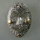 Neugablonz: Brosche Maske Strass (29876)