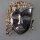 Neugablonz: Brosche Maske Strass (29877)