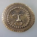 Neugablonz: Grosse Brosche Inka-Motiv (29880)