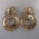Neugablonz: Paar grosse Design Ohrclips (29894)