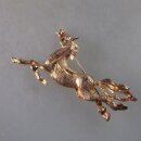 Neugablonz: Brosche Pferd im Sprung (29922)