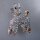 Neugablonz: Brosche Pudel Strass (29926)
