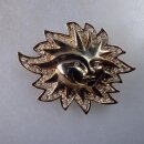 Neugablonz: Brosche freundliche Sonne (29927)