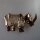 Neugablonz: Schwere Brosche Panzernashorn (29933)