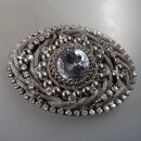 Neugablonz: Übergroße Gürtelschnalle Strass (35702)