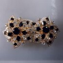 Neugablonz: prächtige 2-teilige Gürtelschnalle Strass (35705)