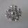 Neugablonz: Gewölbte Brosche Strass (35720)