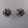 Neugablonz: Paar Ohrclips im Art Deco Stil Strass (35740)