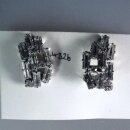 Neugablonz: Paar Ohrclips Baguette Schliff 1925 (35747)