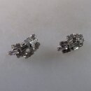 Neugablonz: Paar Ohrclips Baguette Schliff 1925 (35747)