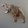 Neugablonz: Brosche Elefant Strass (35853)