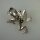 Neugablonz: Brosche Frosch Strass (35854)
