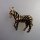 Neugablonz: Brosche Zebra Emaille (35902)