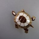 Neugablonz: Brosche/Anhänger Schldkröte (35910)