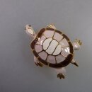 Neugablonz: Brosche/Anhänger Schldkröte (35911)