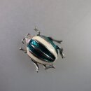 Neugablonz: Brosche Insekt Käfer Emaille (35913)