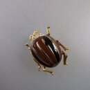 Neugablonz: Brosche Käfer Emaille Strass (35922)