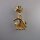 Neugablonz: Brosche sitzende Katze (35932)
