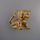 Neugablonz: Brosche süße junge Katze (35933)