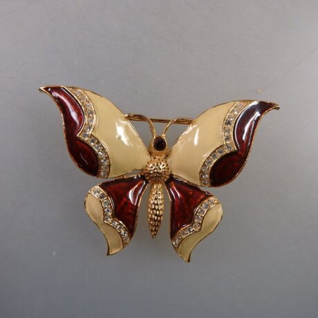 Neugablonz: Brosche Schmetterling (35971)