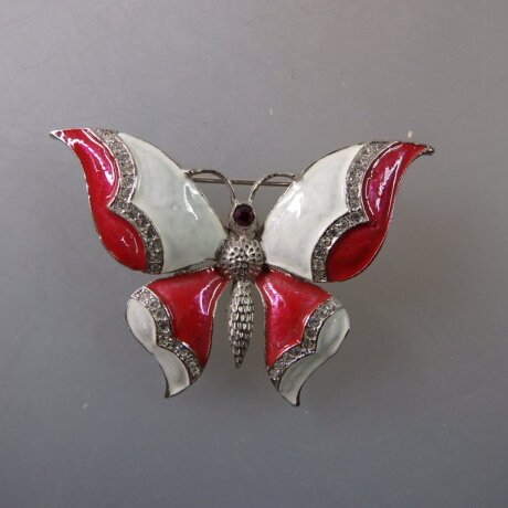 Neugablonz: Brosche Schmetterling (35976)