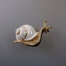 Neugablonz: Brosche Schnecke (35977)
