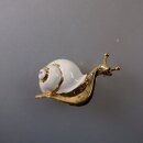 Neugablonz: Brosche Schnecke (35978)
