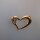 Neugablonz: Brosche Herz mit Strass (35982)