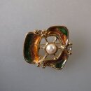 Neugablonz: Design Brosche der 70er Jahre (35983)