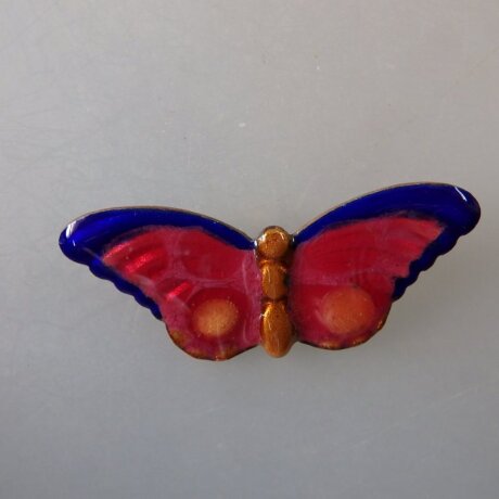 Neugablonz: Brosche Schmetterling Emaille (35994)