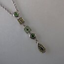 Neugablonz: Modernes Collier farbiger Strass (35995)