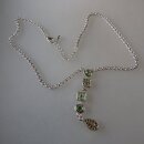 Neugablonz: Modernes Collier farbiger Strass (35995)