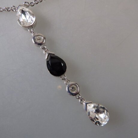Neugablonz: Modernes Collier Strass (35997)