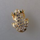 Neugablonz: Kleine Brosche Frosch (36003)