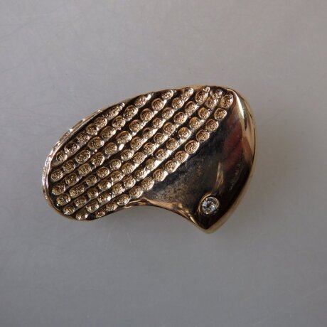Neugablonz: Moderne massive Design Brosche (36005)