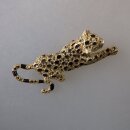 Neugablonz: Brosche Leopard Emaille (36006)